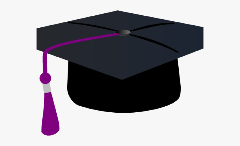 graduation cap clipart purple