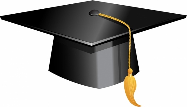 Graduation hat vector free vector download