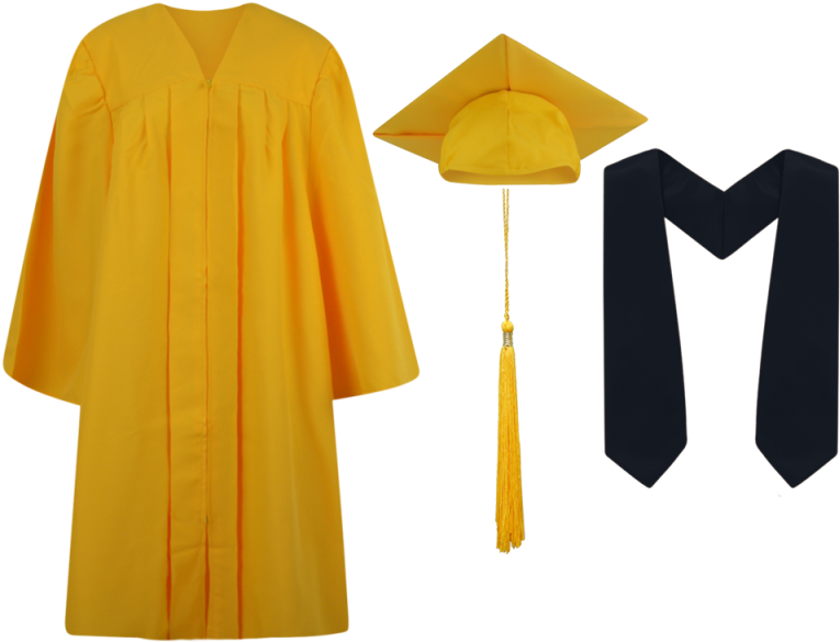 Graduation gown png.