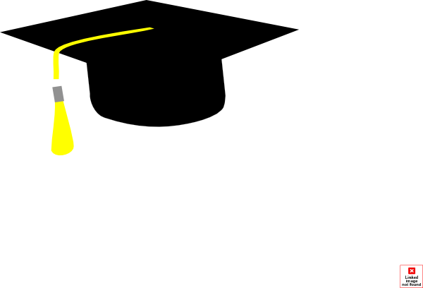 Graduation Hat Cap Clip Art Yellow Clip Art at Clker