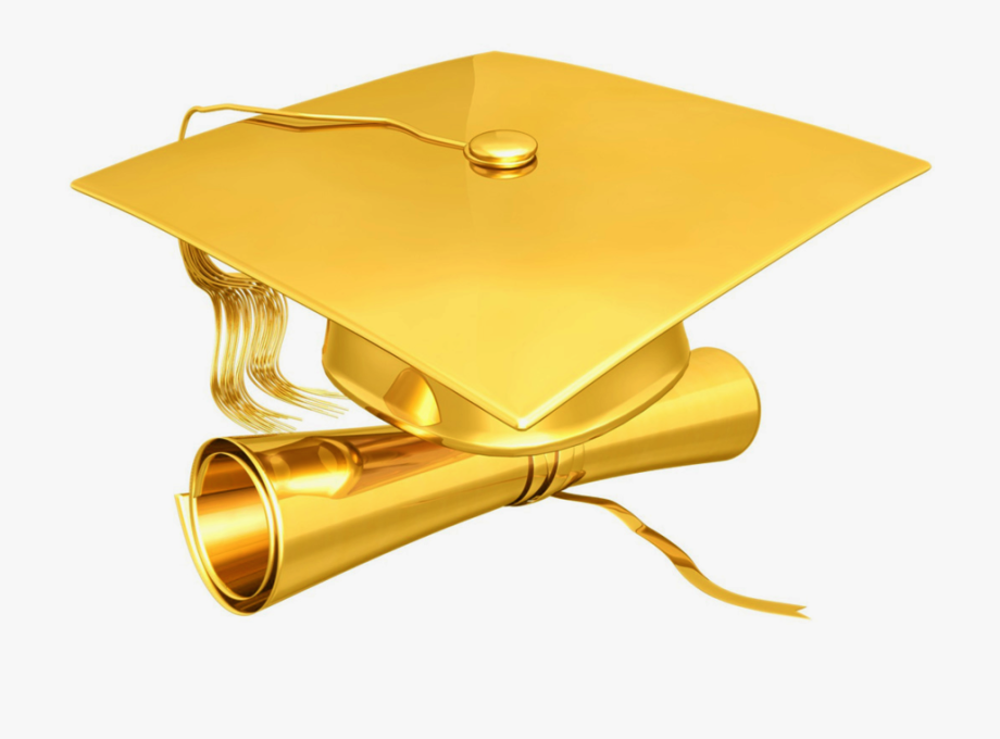 graduation cap clipart yellow