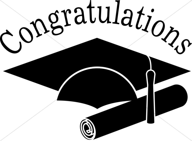 Congratulations grads black.