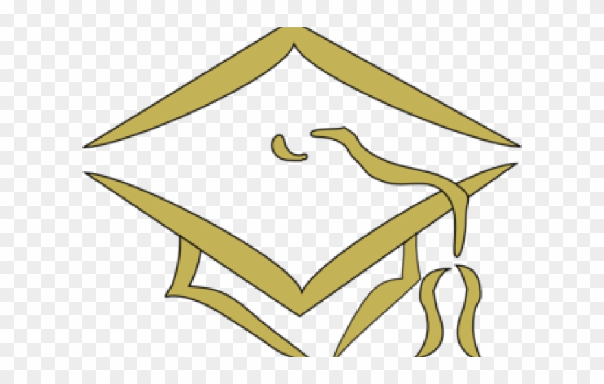 Gold Graduation Hat Png Clipart