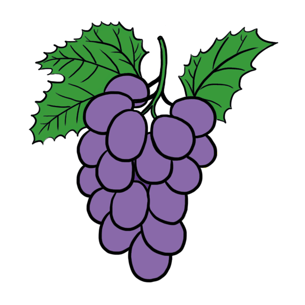 Grape clipart animation.