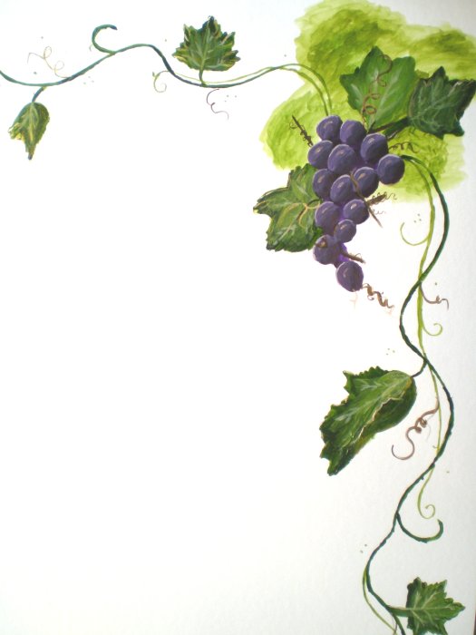 grapes clipart border