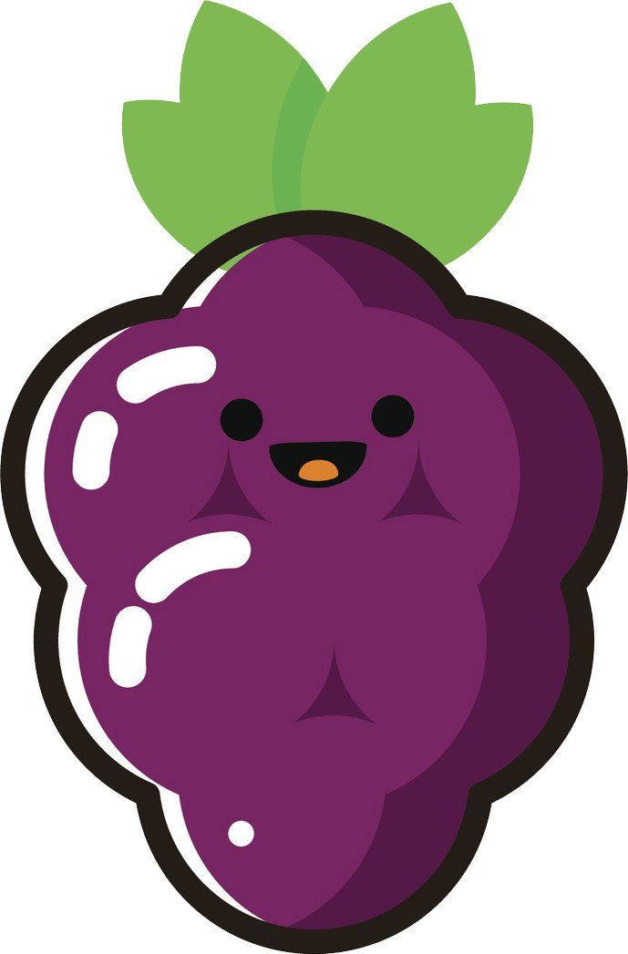 Happy Cute Kawaii Fruit Cartoon Emoji