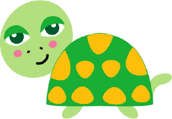 green turtle clipart family