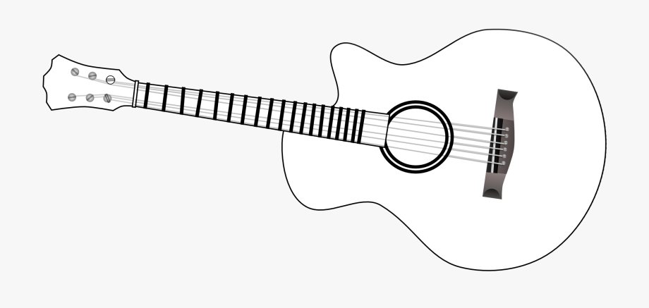 Guitar outline clip.