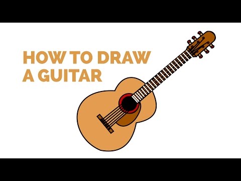 How to Draw an Acoustic Guitar in a Few Easy Steps