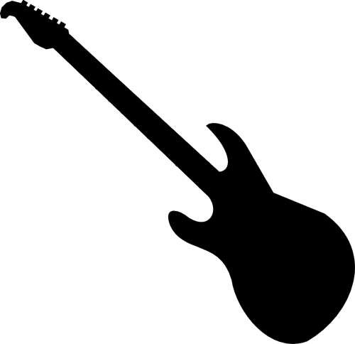 Electric guitar clipart.