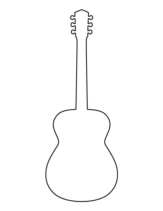 Free Guitar Outline Cliparts, Download Free Clip Art, Free