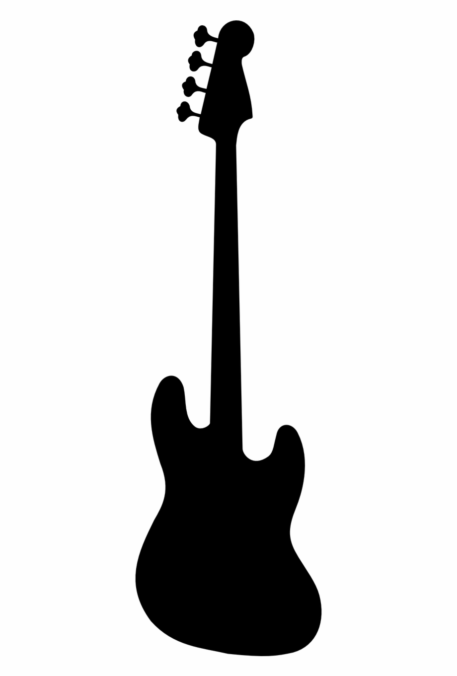 Free Silhouette Acoustic Guitar, Download Free Clip Art