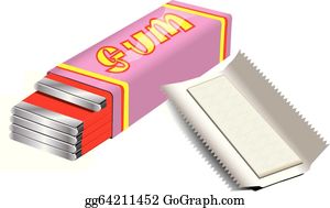 Chewing gum clip.