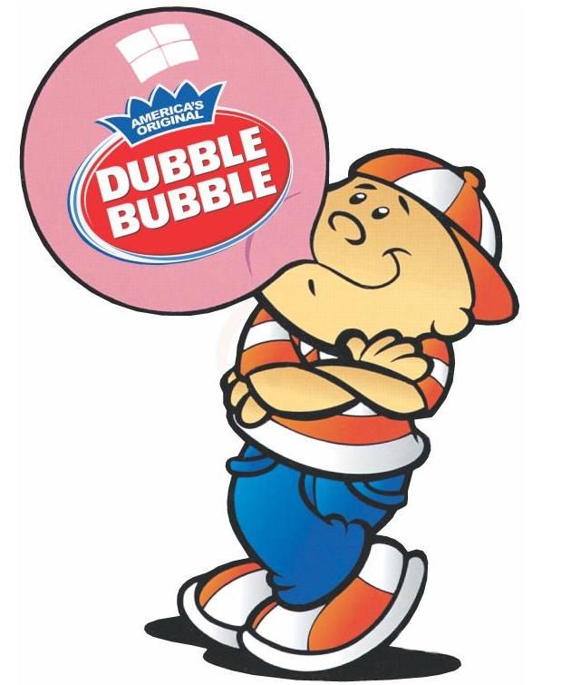 Double Bubble Gum Clip Art free image