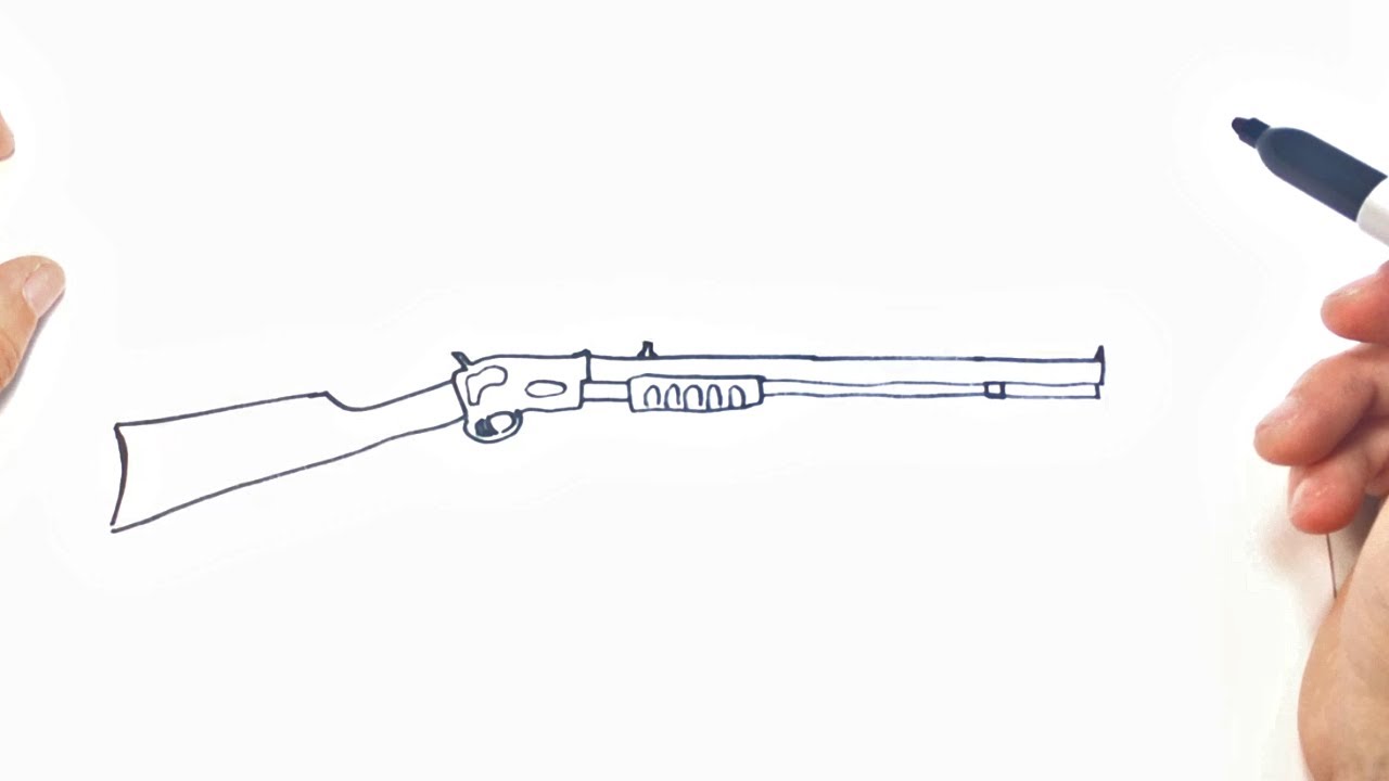 How to draw a Rifle