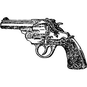 Simple Pistol clipart, cliparts of Simple Pistol free