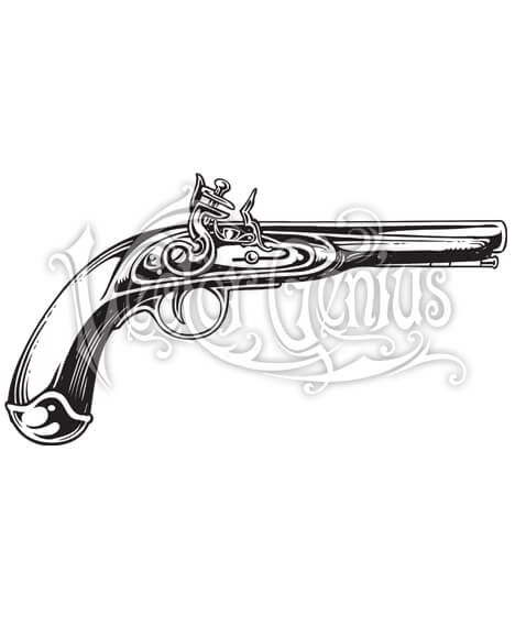 Armory Pirate Pistol ClipArt