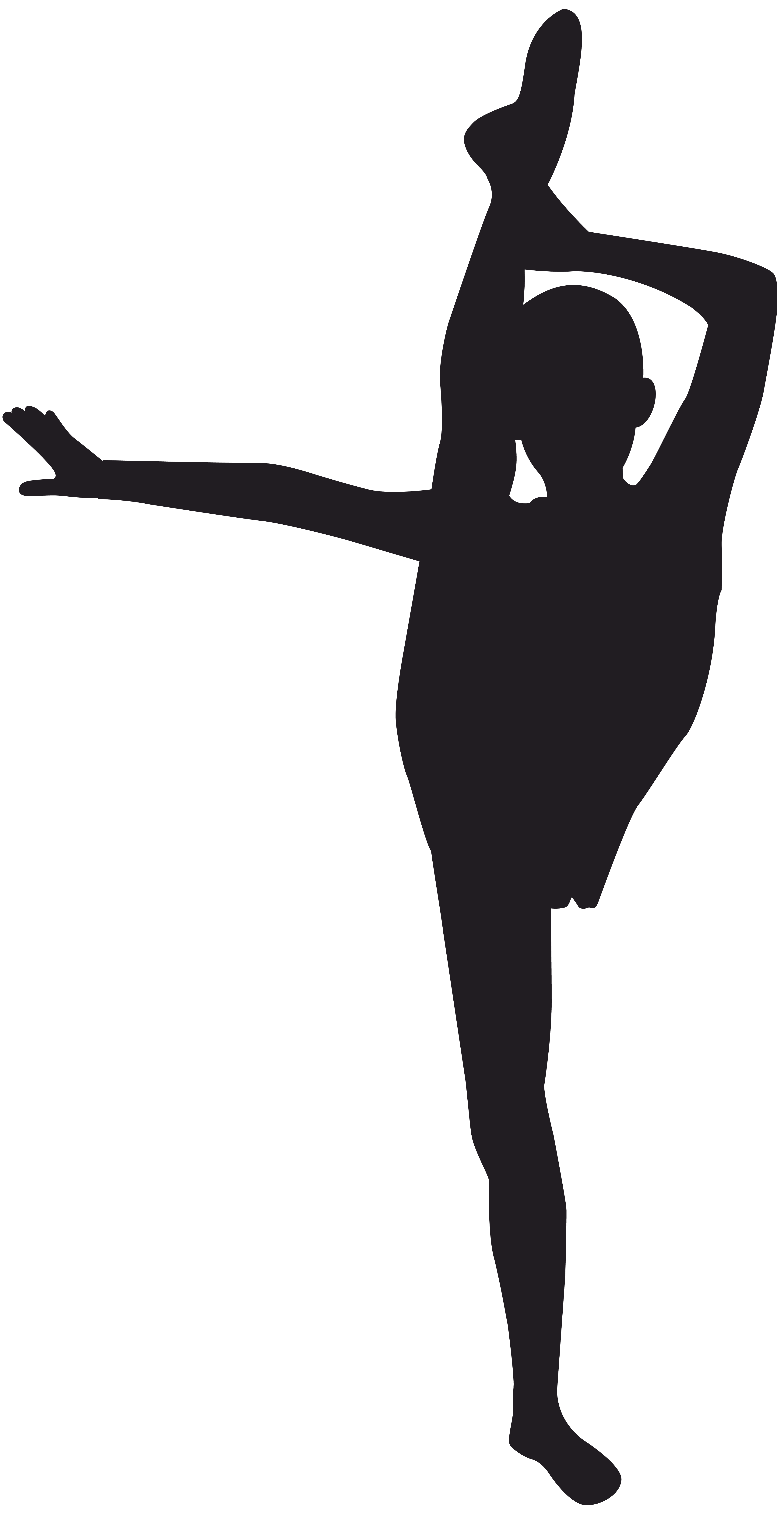 Gymnast silhouette png.