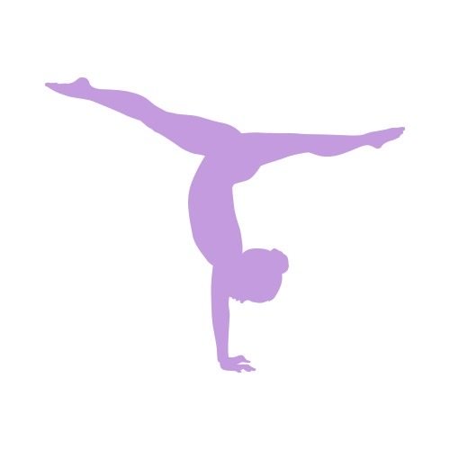 Gymnast01 clip art.