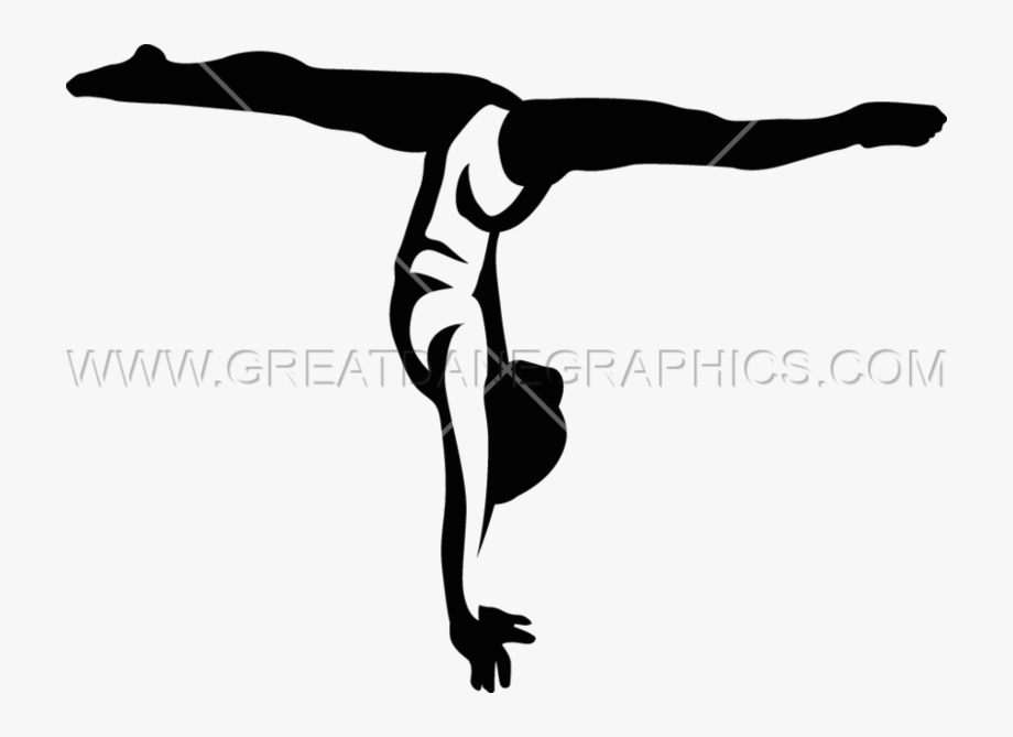 Gymnastic splits gymnast.