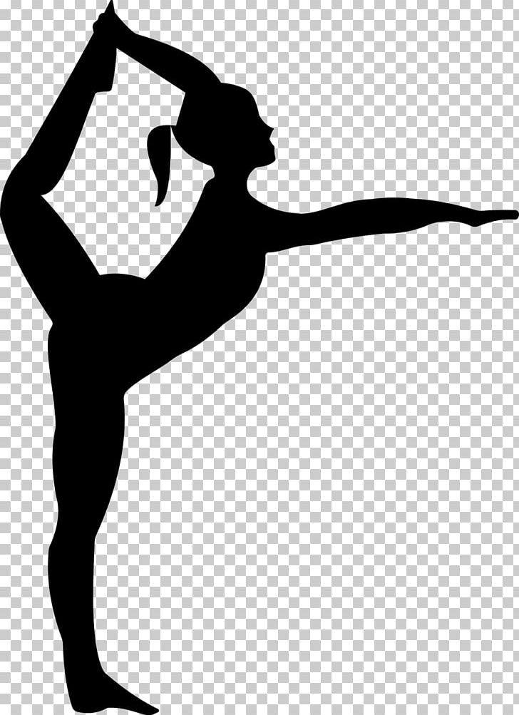 Gymnastics silhouette dance.