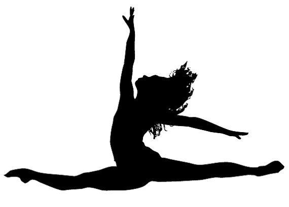 Free Leaping Dancer Silhouette, Download Free Clip Art, Free