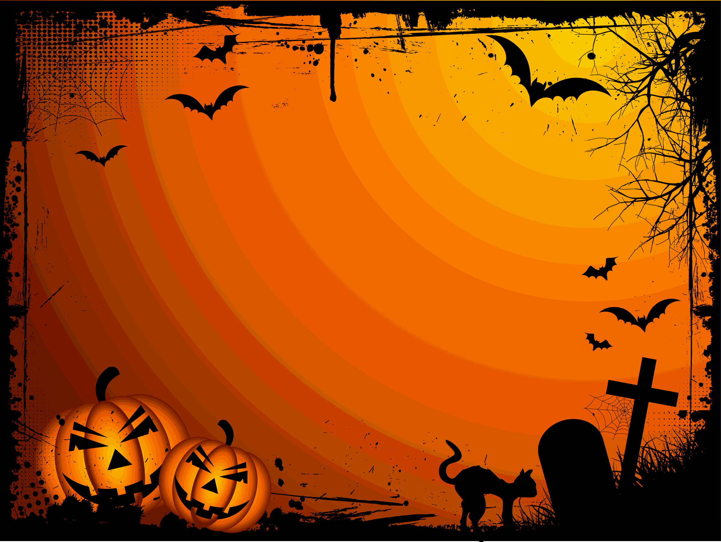 Halloween background clipart free