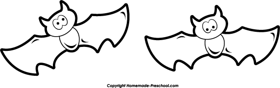 Halloween black and white halloween bat clipart black and
