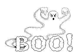 Free Black And White Halloween Clipart