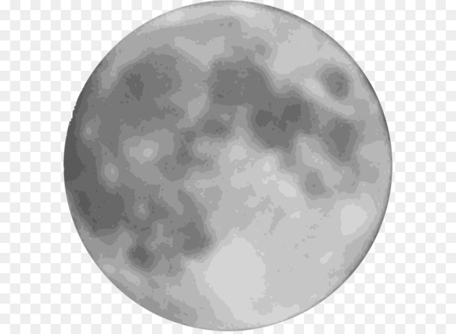 Full Moon PNG Black And White Transparent Full Moon Black