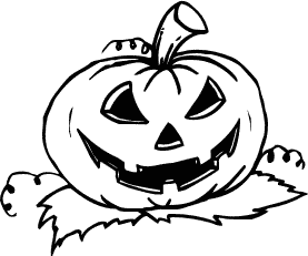 Halloween black and white free halloween pumpkins clipart