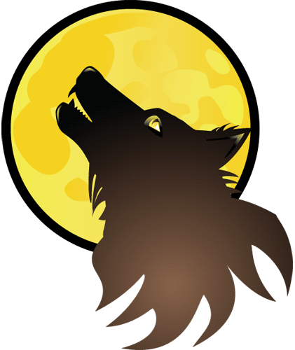 Halloween clip art werewolf