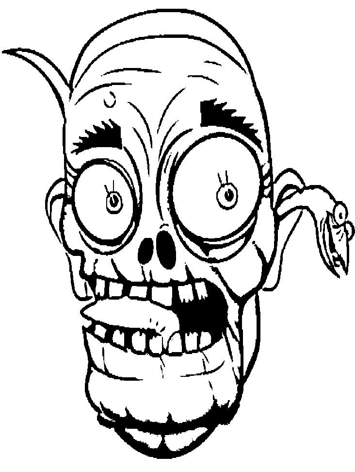Free Zombie Clipart Black And White, Download Free Clip Art