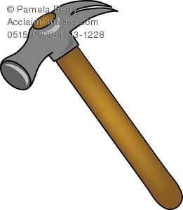 Claw hammer clipart.