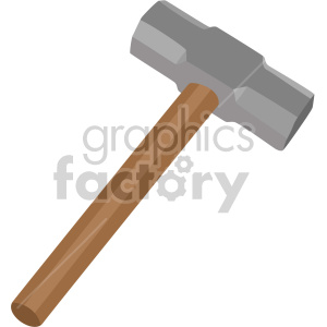 Small sledge hammer clipart
