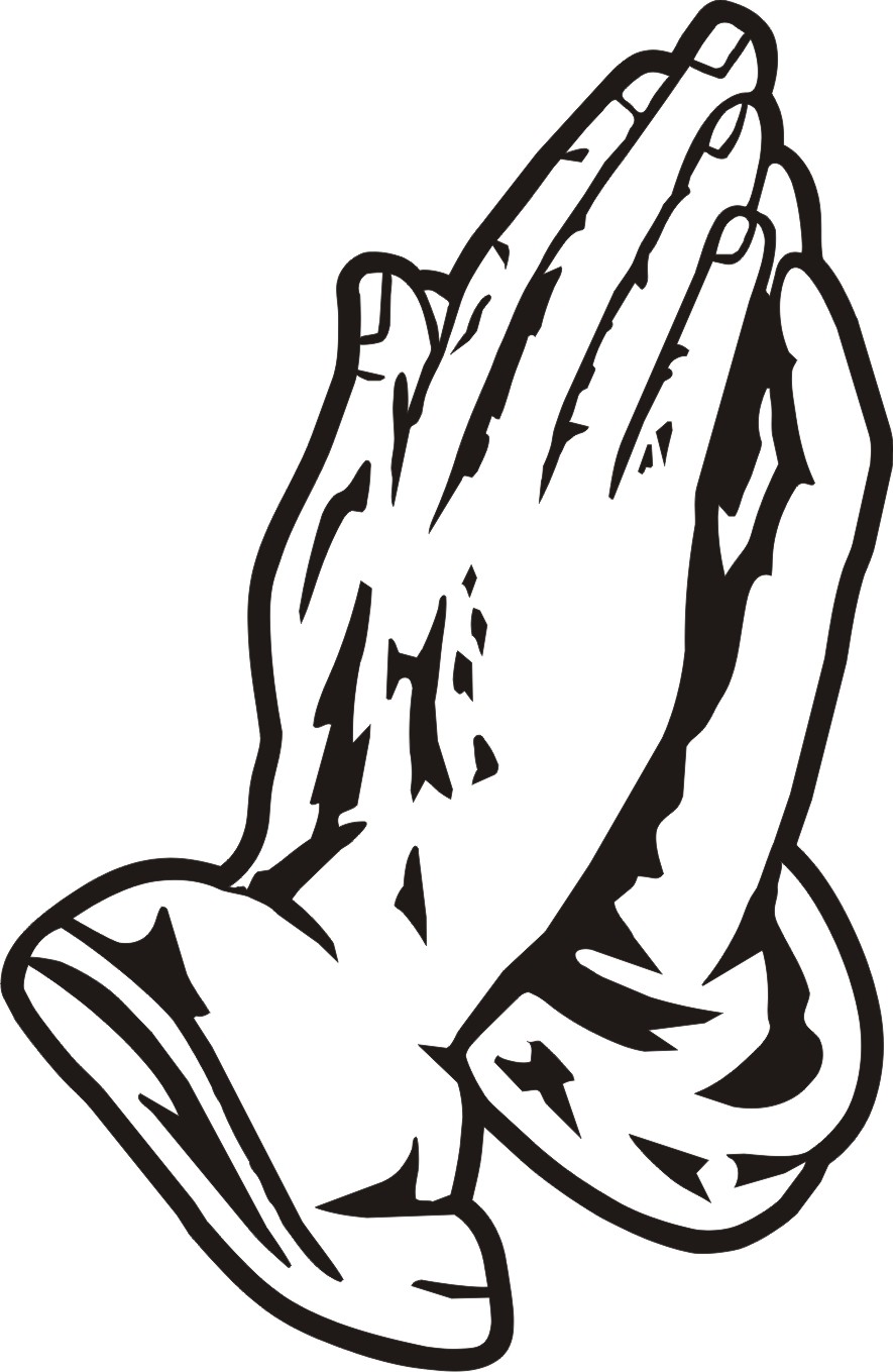 Praying hands praying hand prayer clipart image