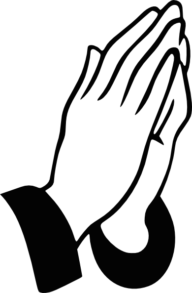 Hands Praying Clipart transparent PNG