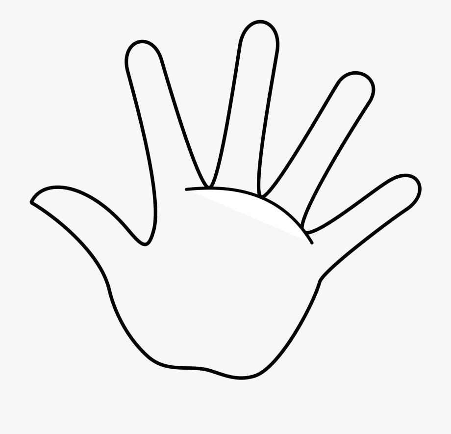Closed hand clipart.