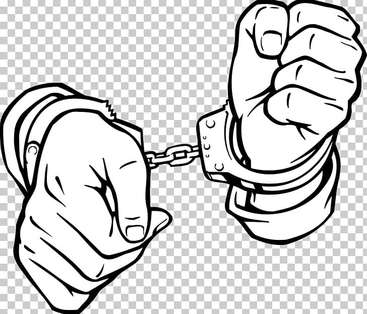 handcuffs clipart hand