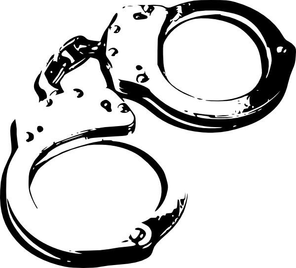handcuffs clipart illustration
