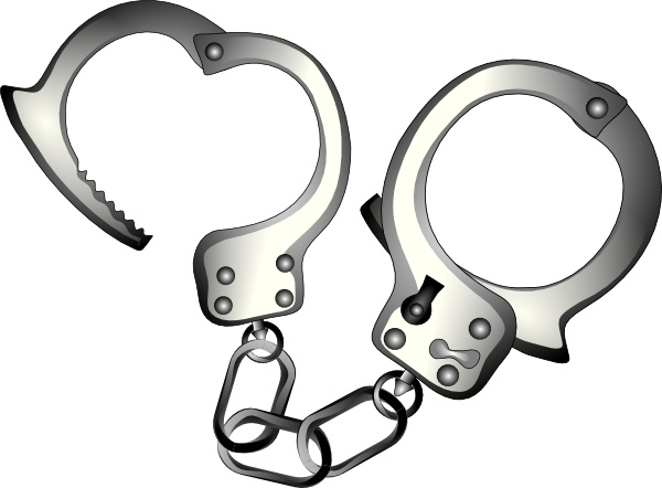 Handcuffs clip art Free vector in Open office drawing svg