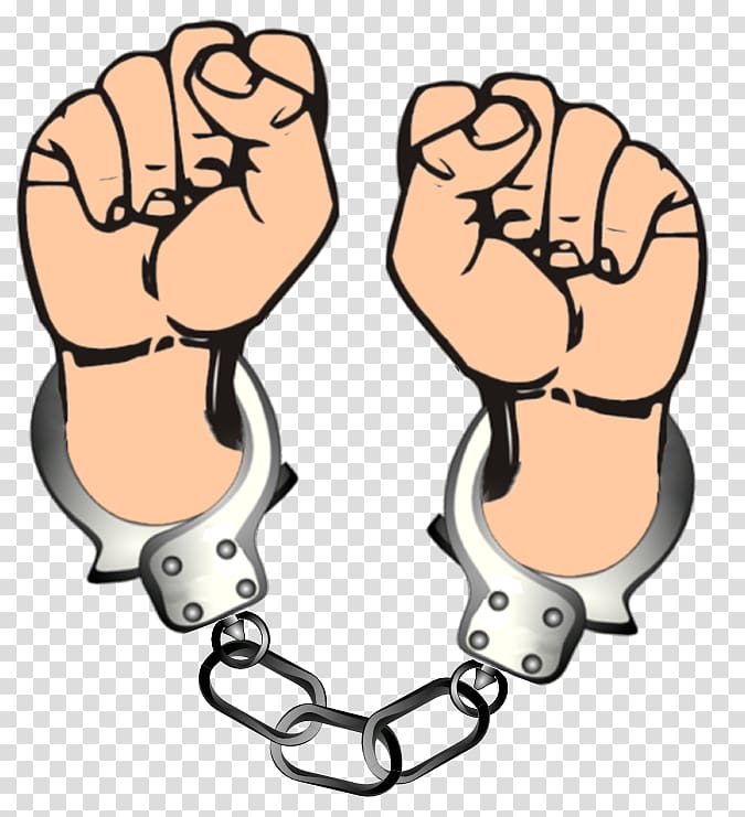 handcuffs clipart person