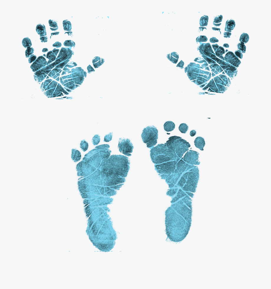 Handprint clipart newborn.