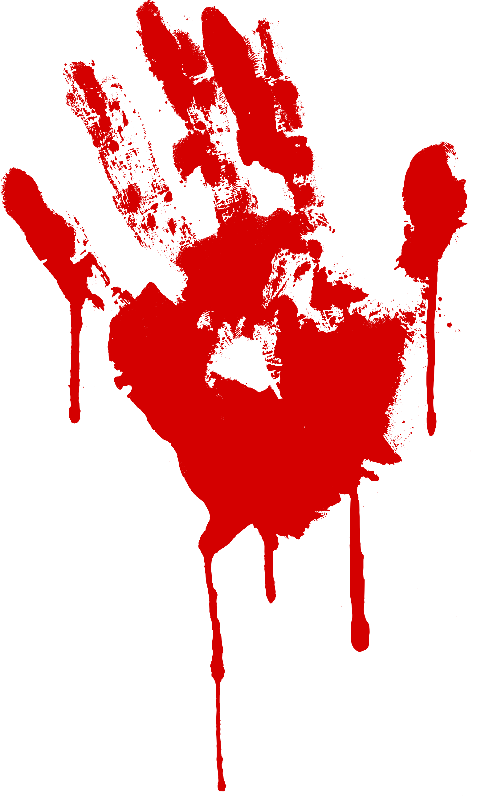 Bloody handprint png