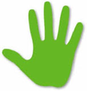 Best Photos of Green Handprint Clip Art