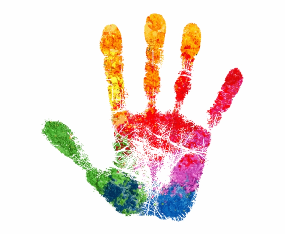 Colorsmoke Rainbow Colorsplash Handprint