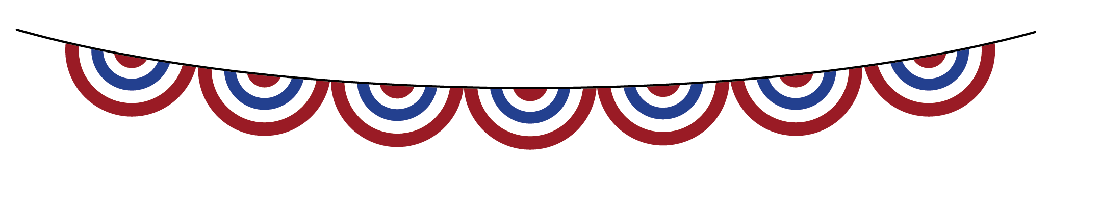 happy 4th of july clipart banner