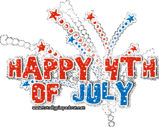 happy 4th of july clipart animated