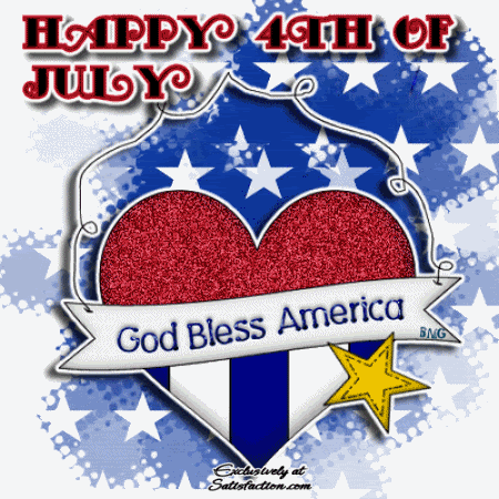 happy 4th of july clipart god bless america
