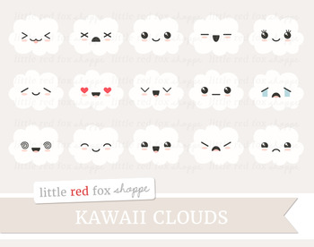 Kawaii Cloud Clipart